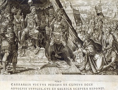 The Submission of William II, Duke of Cleves, in 1543, plate 8 from 